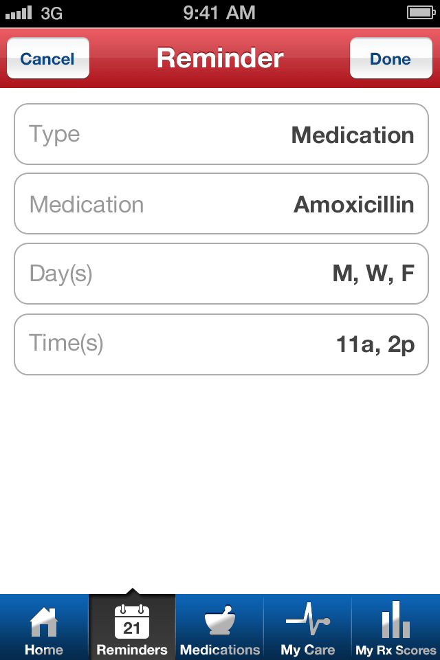 Pharmacy App Reminder